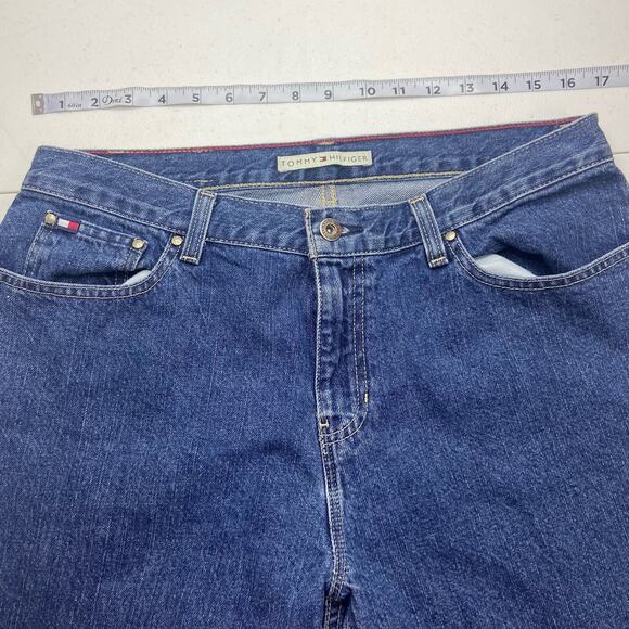Tommy Hilfiger Vintage Straight Jeans‎ Women's 10 Long 90's Y2K Classic Preppy - Picture 9 of 13